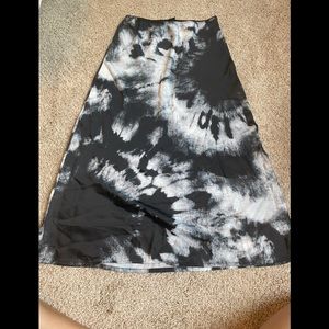 Target tie dye long skirt